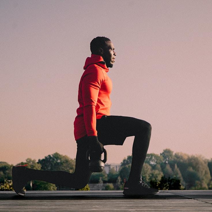 Group fitness class in a modern studio environment